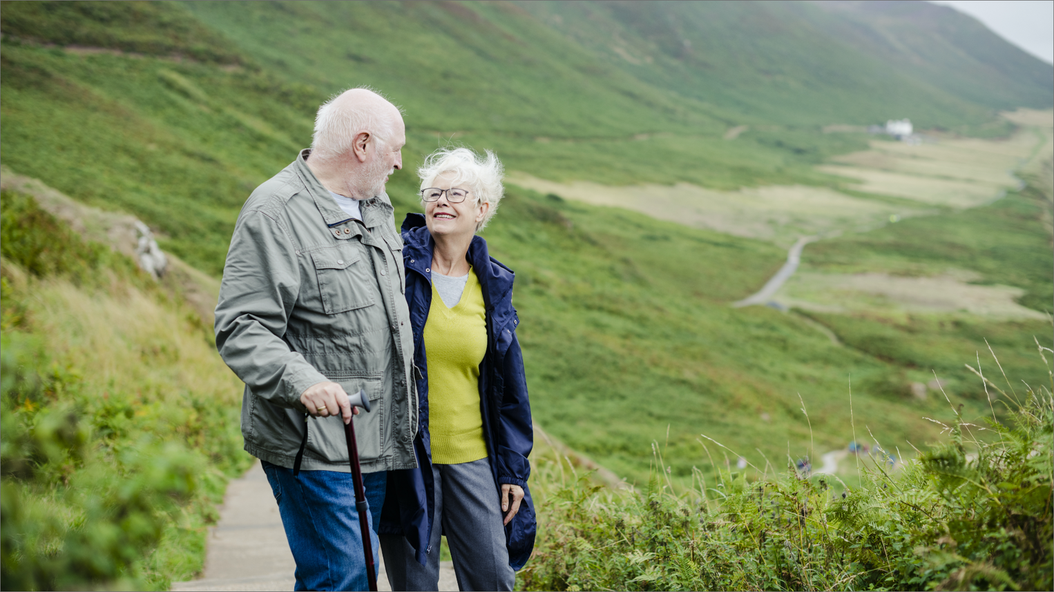 man and woman in retirement