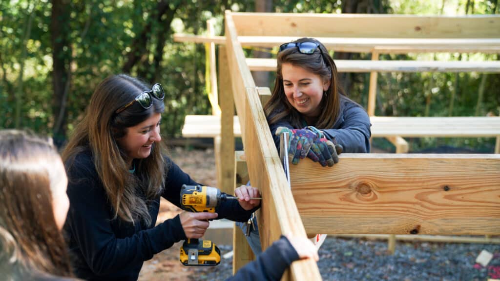 Quility staff volunteer day with BeLoved Asheville NC