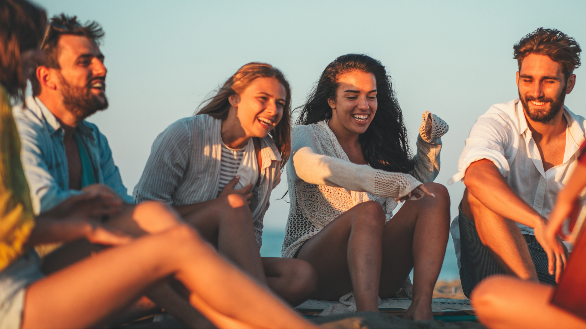 group of 30-year-olds sitting together