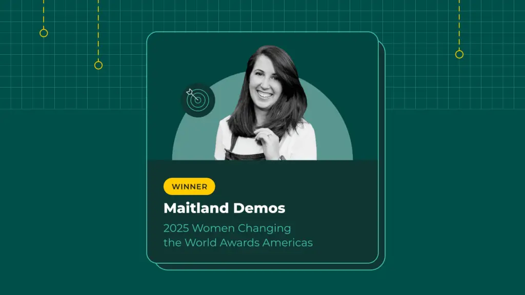 Maitland Demos Wins Women Changing the World Awards Americas